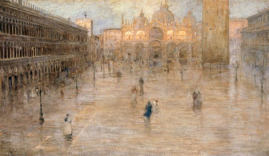 Venice, Piazza San Marco/ Ptg.Fragiacomo a Pietro Fragiacomo