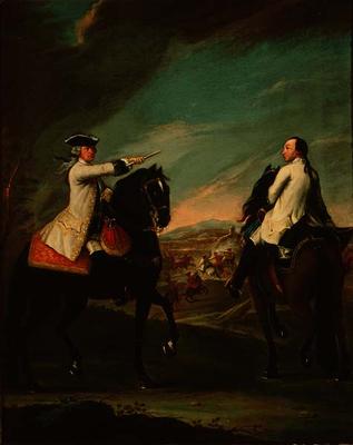 Guglielmo de Montfort and his Field Attendant a Pietro Longhi