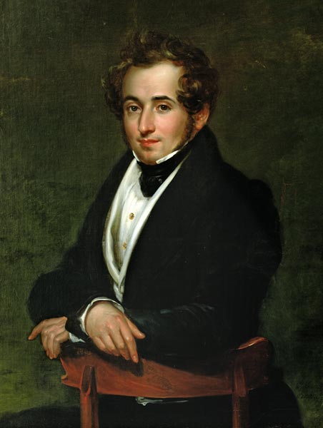 Portrait of Vincenzo Bellini (1801-35) a Pietro Lucchini