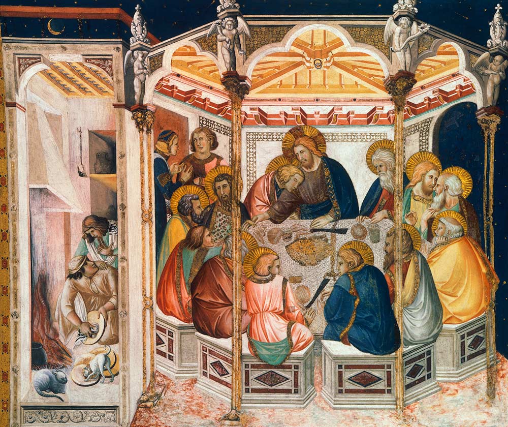 The Last Supper a Pietro Lorenzetti