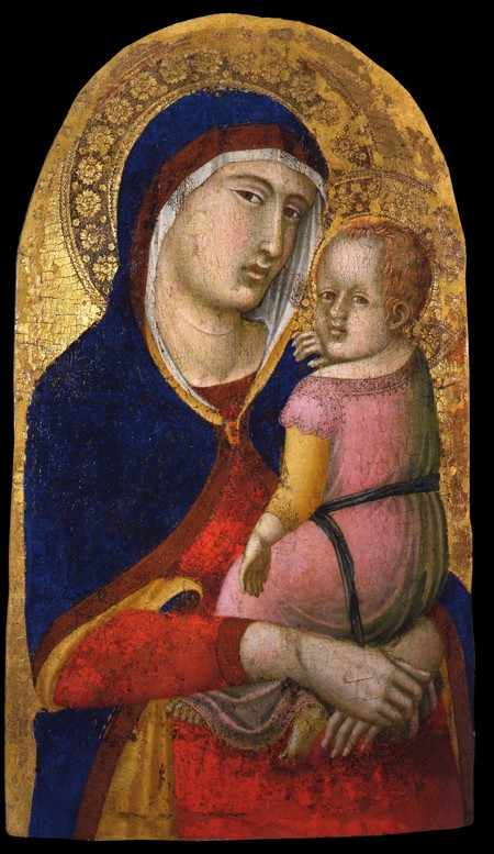 Madonna with Child a Pietro Lorenzetti