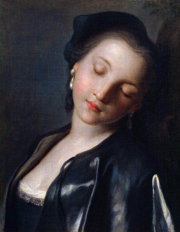 Sleeping young woman a Pietro Antonio Rotari