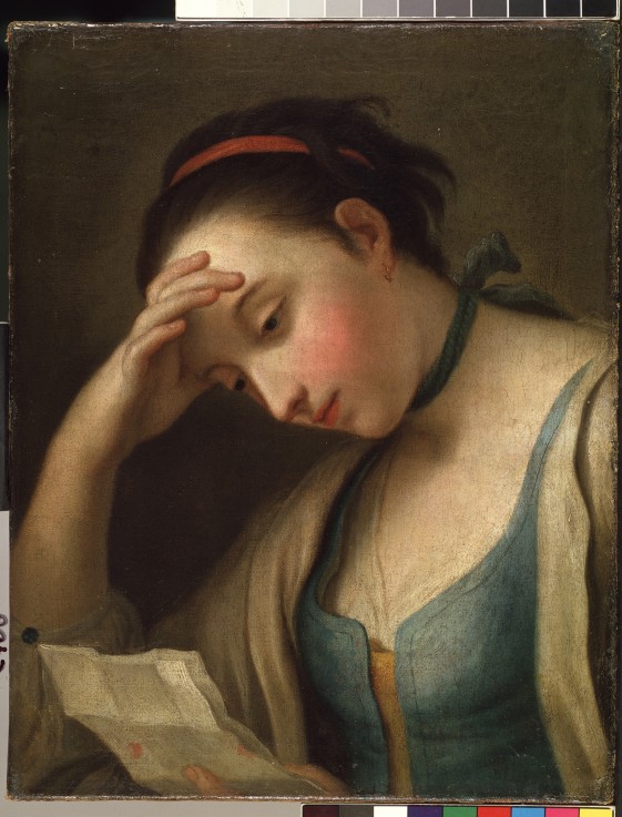 Female portrait a Pietro Antonio Rotari