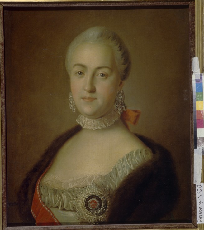 Portrait of Grand Duchess Yekaterina Alexeyevna a Pietro Antonio Rotari