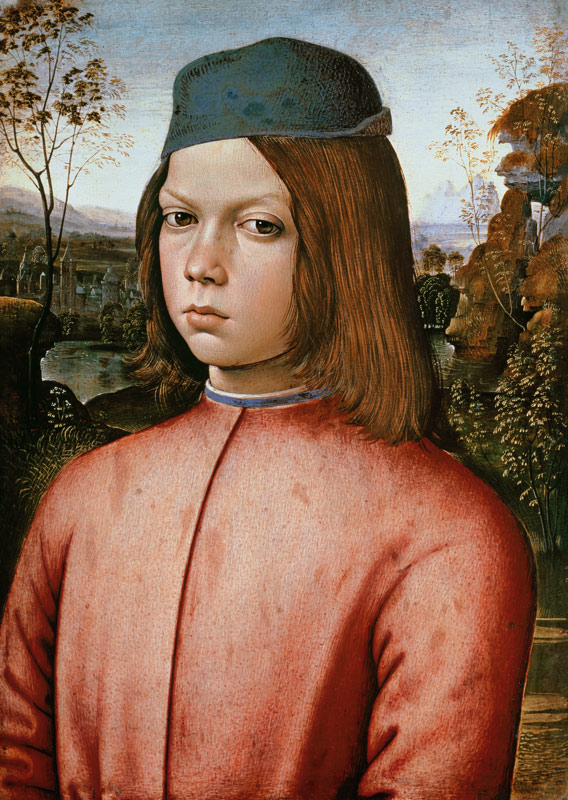 Ritratto di un ragazzo a Pinturicchio