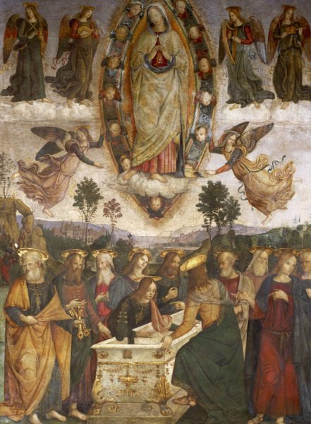 Pinturicchio / Ascension of Mary a Pinturicchio