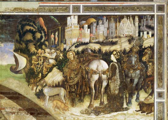 St. George Rescuing the Princess of Trebizond a Pisanello
