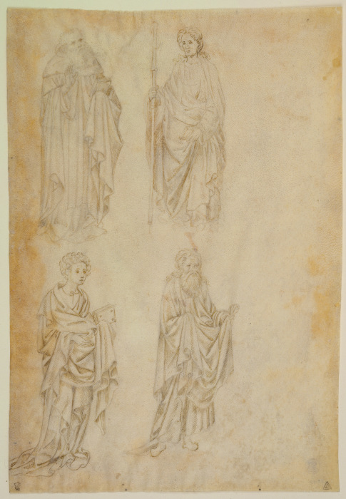 Four standing saints a Pisanello