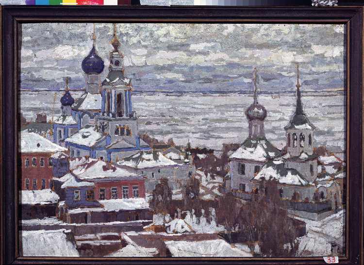 Türme von Rostow im Winter a Pjotr Petrowitschev