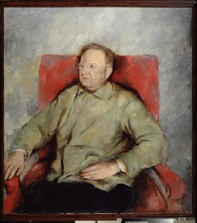 Porträt des Schauspielers Wassili Katschalow (1875-1948) a Pjotr Wladimirowitsch Williams