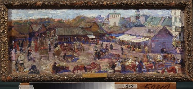 Markt in Pskow a PjotrIwanowitsch Petrowitschew