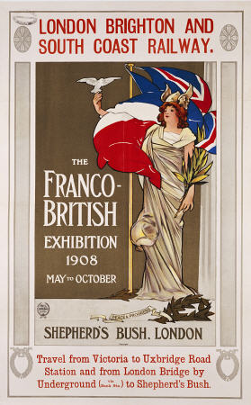 The Franco-British Exhibition, 1908 a Poster d'autore