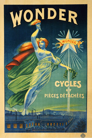 Wonder, Cycles Et Pieces Detachees a Poster d'autore