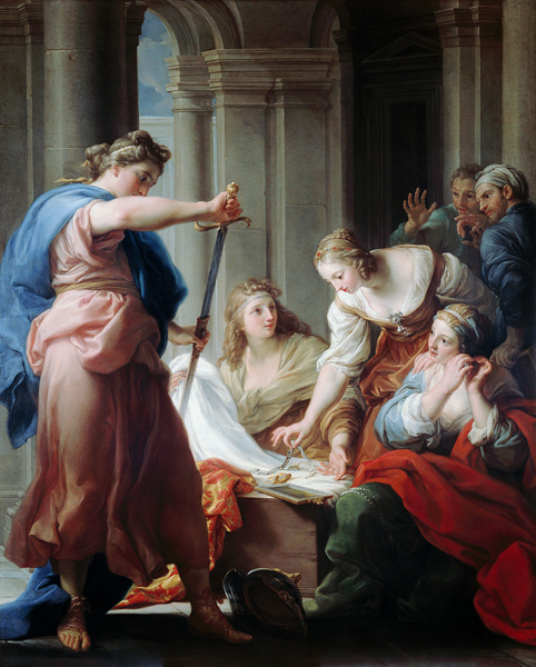 Achilles at the Court of King Lycomedes with his Daughters a Pompeo Girolamo Batoni