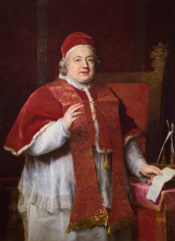 Clement XIII / Batoni a Pompeo Girolamo Batoni