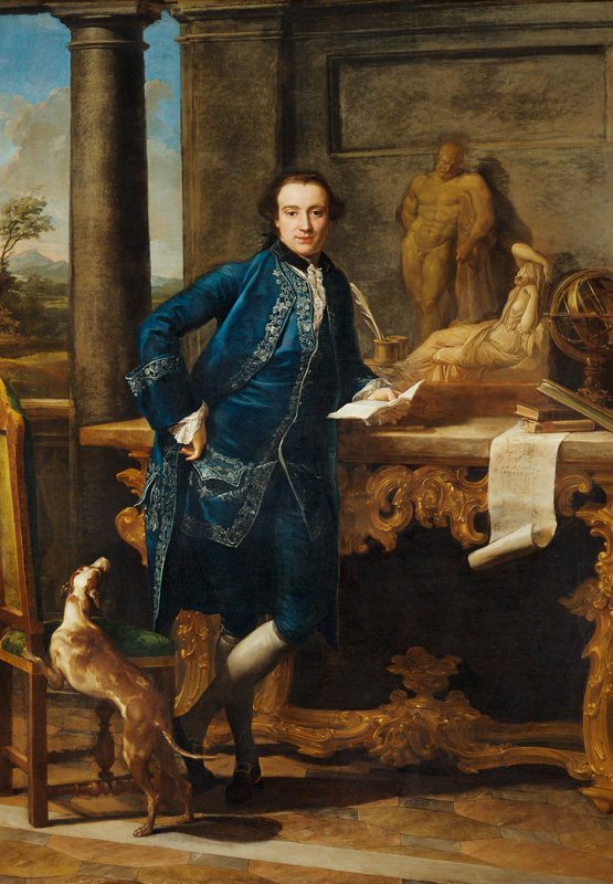 Portrait of Charles John Crowle (1738-1811) of Crowle Park a Pompeo Girolamo Batoni