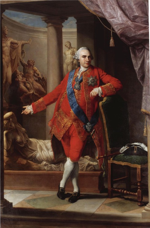 Portrait of Count Kirill Razumovsky (1728-1803), the last Hetman of Ukraine a Pompeo Girolamo Batoni