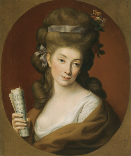 Portrait of Princess Izabela Elzbieta Potocka, née Lubomirska (1736-1816) a Pompeo Girolamo Batoni