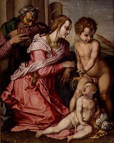 The Holy Family with the Johannesknaben a Pontormo,Jacopo Carucci da