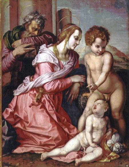 The Holy Family a Pontormo,Jacopo Carucci da