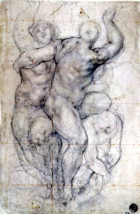 Study for a Group of Nudes a Pontormo,Jacopo Carucci da