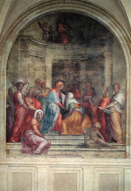 The Visitation, from the cloister a Pontormo,Jacopo Carucci da