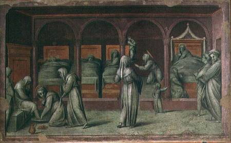 The Women's Ward in the Hospital of St. Matthew a Pontormo,Jacopo Carucci da