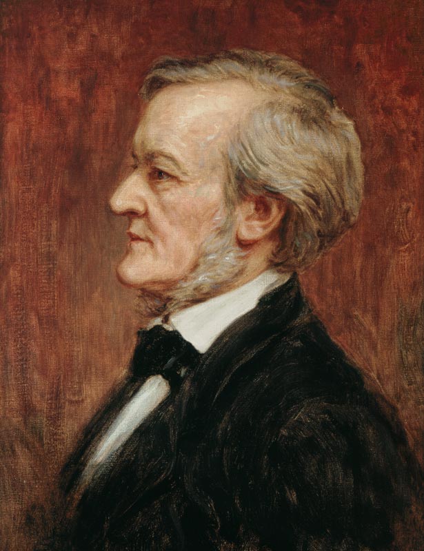 Portrait of Richard Wagner a Portraitmaler (19.Jh.)
