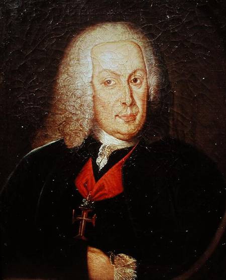 Portrait of Sebasiao Jose de Carvalho e Mello (1699-1782) Marques de Pombal a Portuguese School