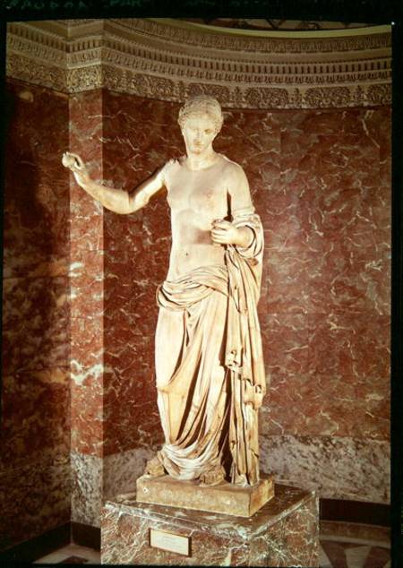 The Venus of Arles, Roman copy of a Greek original a Praxiteles