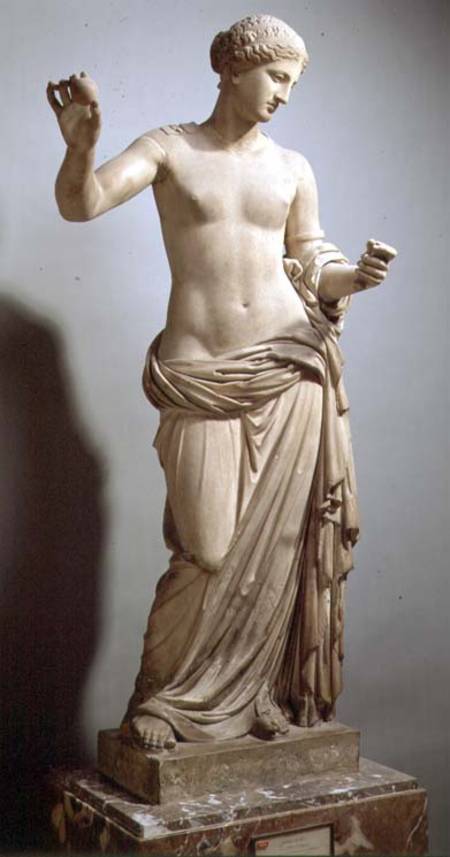 The Venus of Arles, Roman copy of a Greek original a Praxiteles
