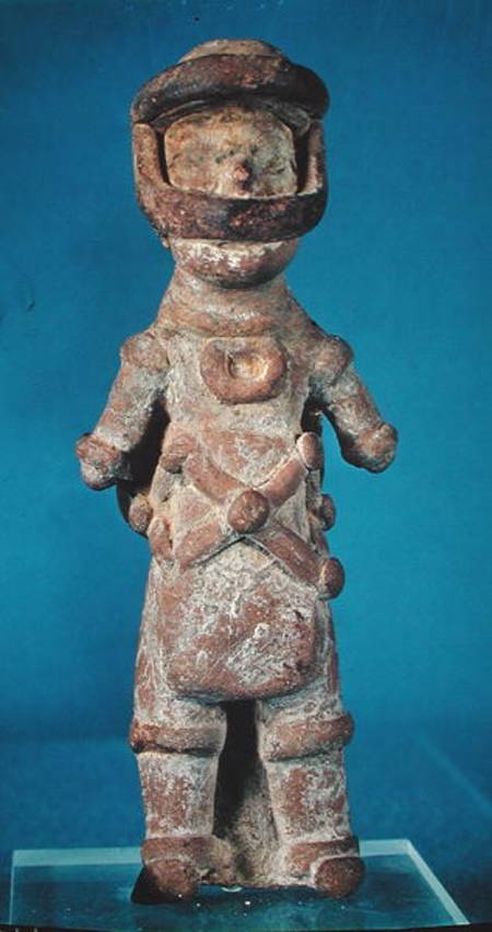 Figurine of a tlachtli player, from Tlatilco, Pre-Classic Period a Pre-Columbian