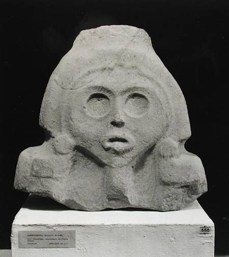 Head of Centeocihuatl, Goddess of Maize, Huastecan a Pre-Columbian