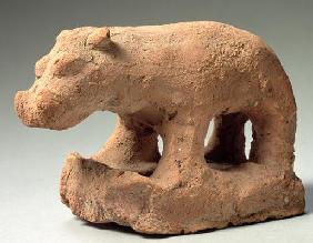 Hippopotamus, 4th millennium BC (fired clay)