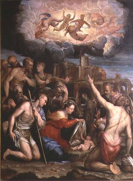 Adoration of the Shepherds a Prospero Fontana