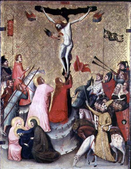Crucifixion (panel) a Pseudo Jacopino  di Francesco