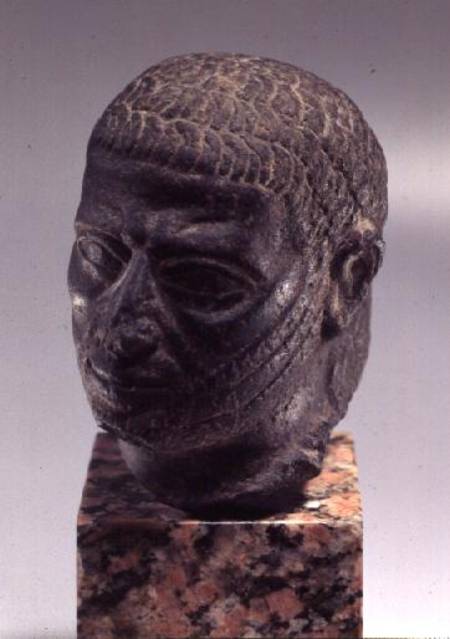 Bust of a bearded man a Ptolemaic Period Egyptian