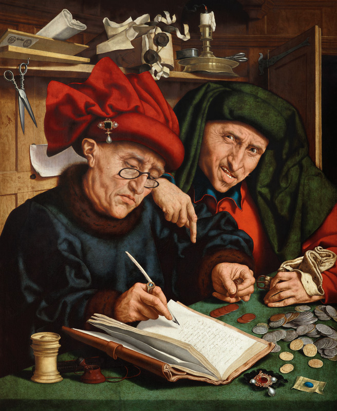 The Tax Collectors a Quentin Massys