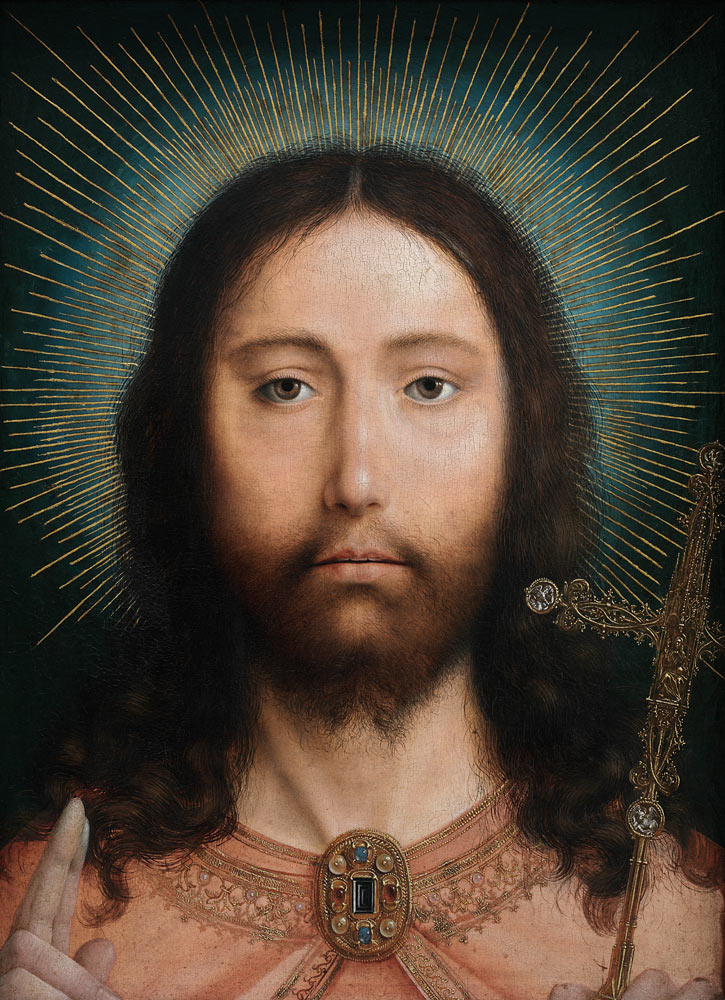 Cristo Salvator Mundi a Quentin Massys or Metsys