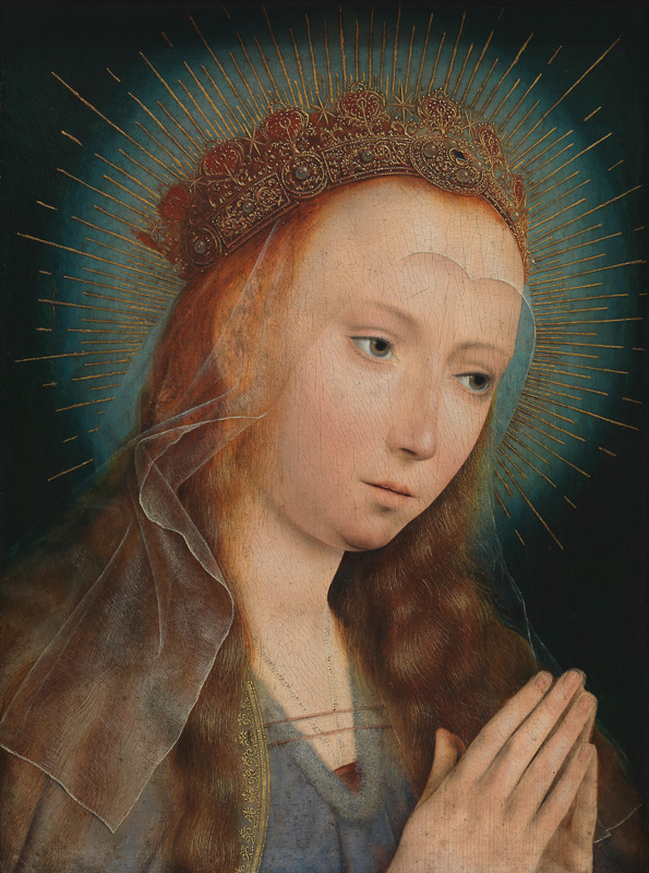 The Virgin at Prayer a Quentin Massys or Metsys