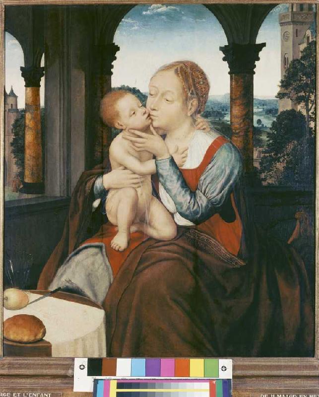Maria with the child a Quinten Massys