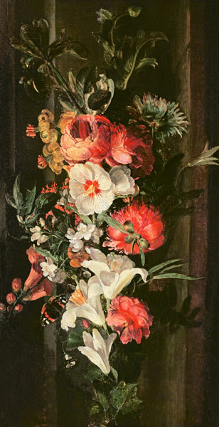 Still Life with Roses, Lilies and Other Flowers a Rachel Ruysch