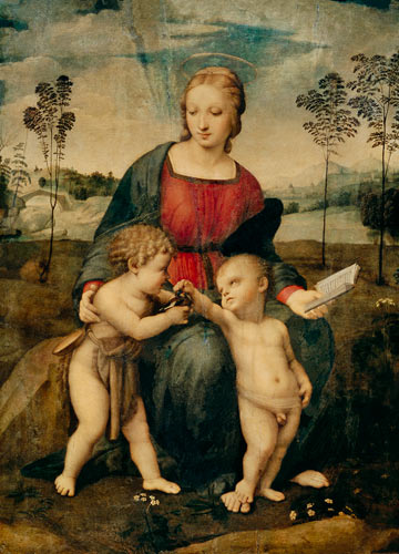 Madonna del Cardellino a Raffaello Sanzio