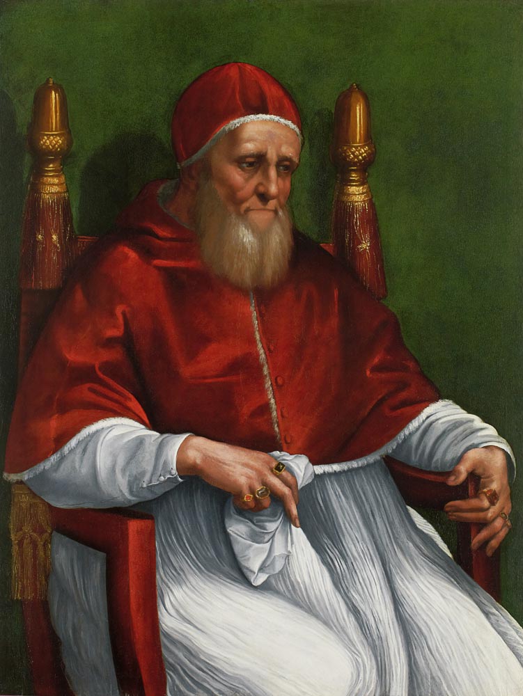 Bildnis des Papstes Julius II a Raffaello Sanzio