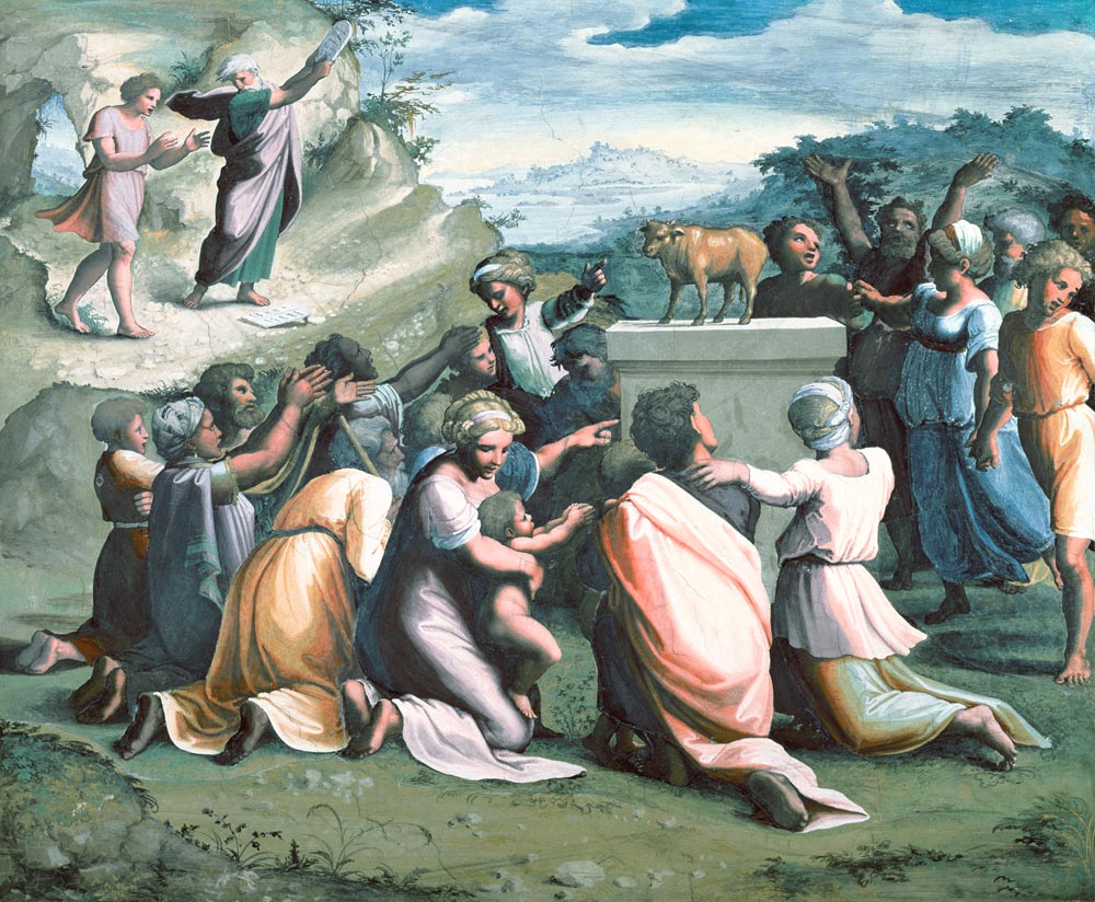 Raphael / Dance around the Golden Calf a Raffaello Sanzio