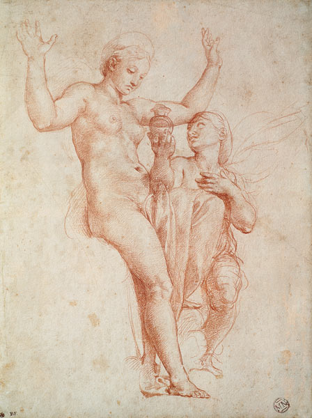 Psyche bringt Venus die Buechse der Prosperpina a Raffaello Sanzio