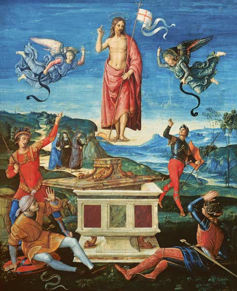 Raphael/The Resurrection o.Christ/c.1499 a Raffaello Sanzio