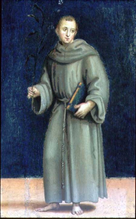 St. Anthony of Padua from the Colonna Altarpiece a Raffaello Sanzio