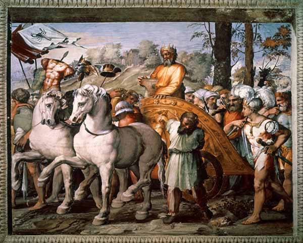 Raphael / David s Triumph / c.1515/18 a Raffaello Sanzio