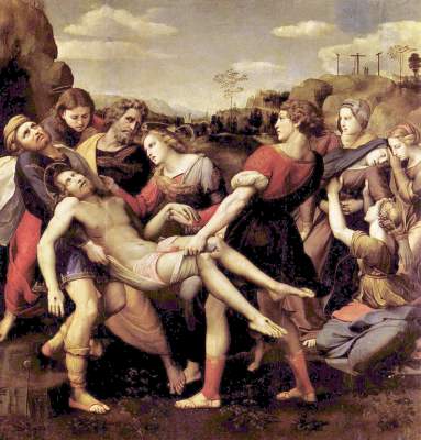 Entombment of Christ a Raffaello Sanzio